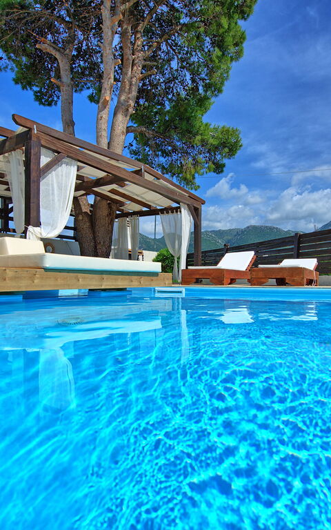 Beach Villa Christina: pool, Sommer