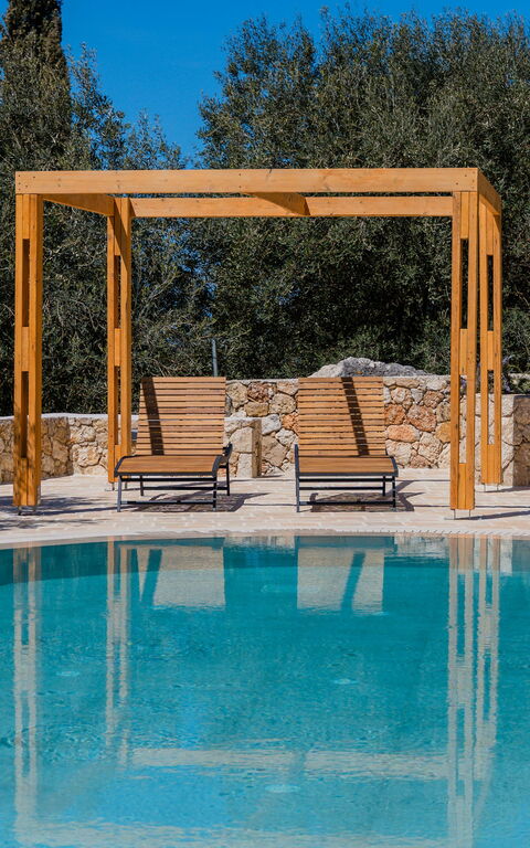 Villa Prokimea: pool, Sommer, Udendørs