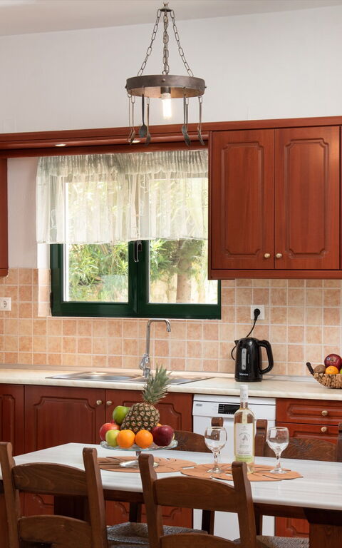 Villa Elia: Frokostlokale, Køkken