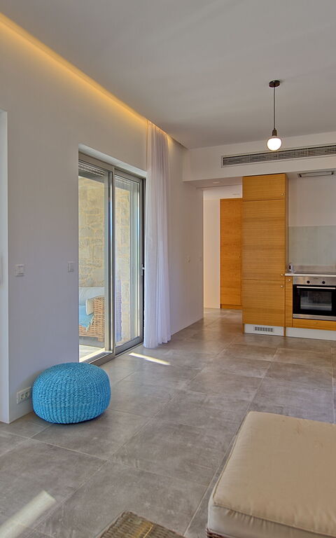 Villa Bluewhite: Køkken, Stue