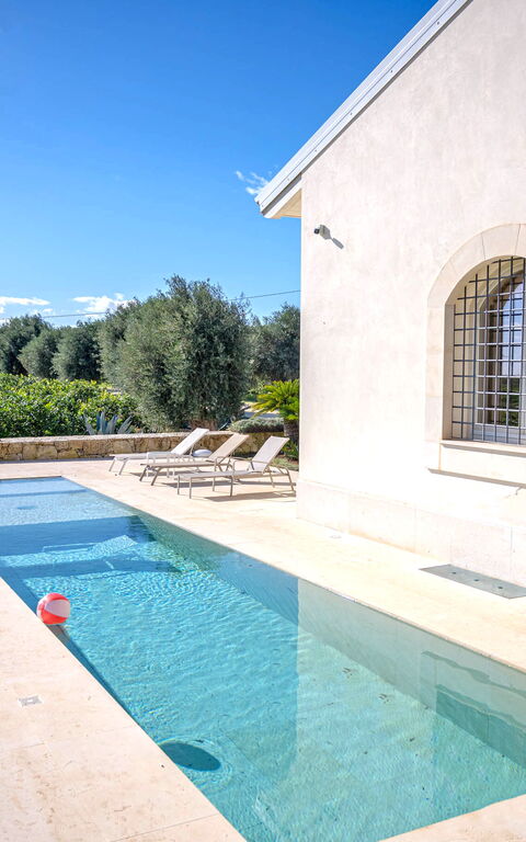 Tenuta Olearum: pool, Sommer