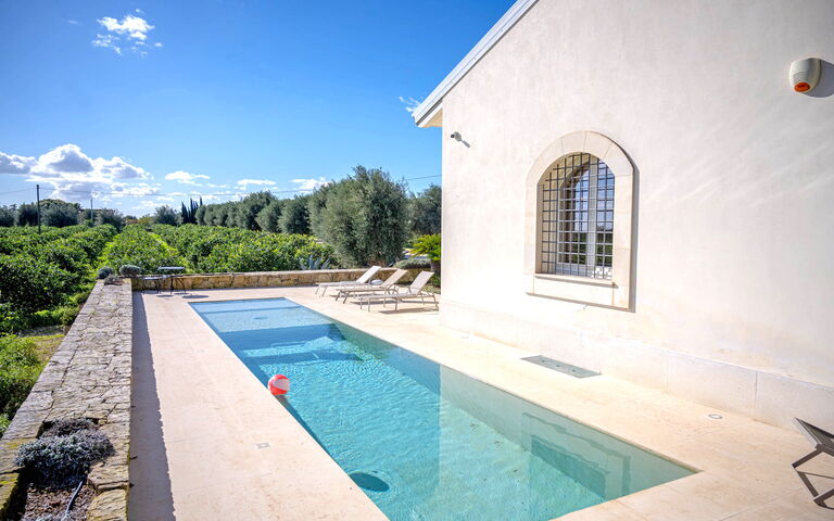 Tenuta Olearum: pool, Sommer