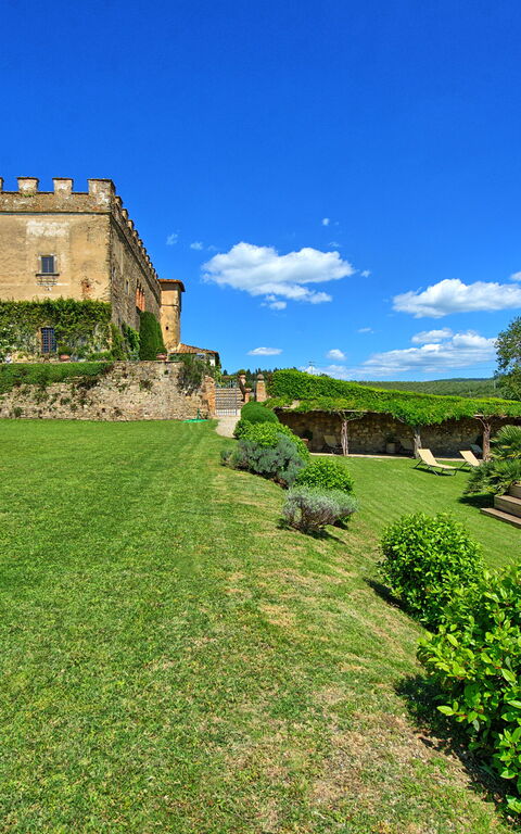Villa Paneretta: Have, pool, Sommer, Udendørs