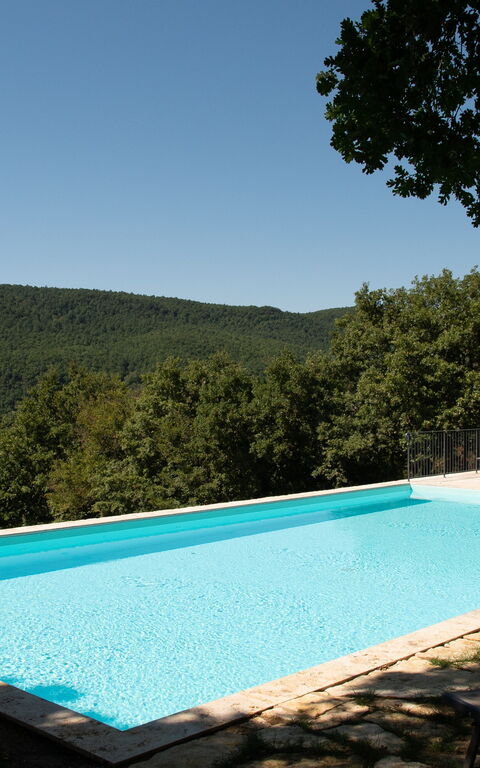 Villa Lucarella: Have, pool, Udendørs