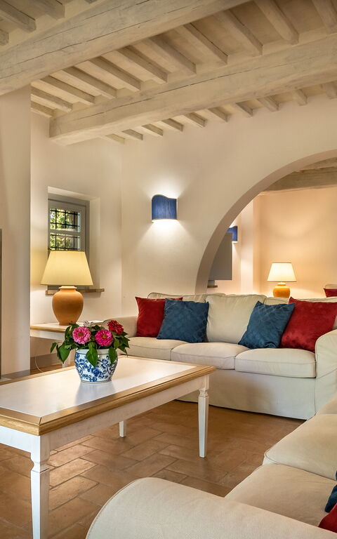 Villa Lucarella: Køkken, Stue