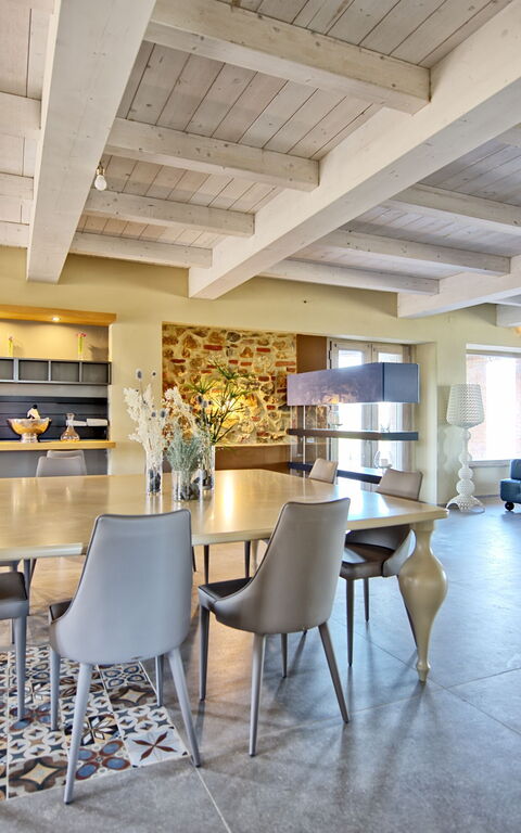 Villa Campana: Frokostlokale, Stue