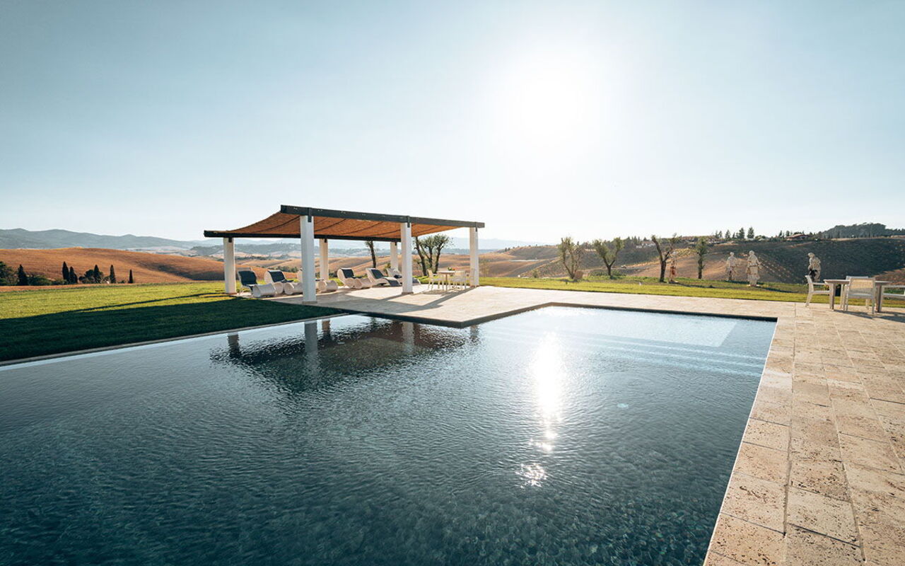 Villa Campana: Have, pool, Udendørs, Visninger