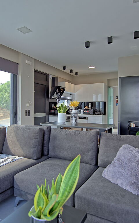 Villa Popi: Køkken, Stue