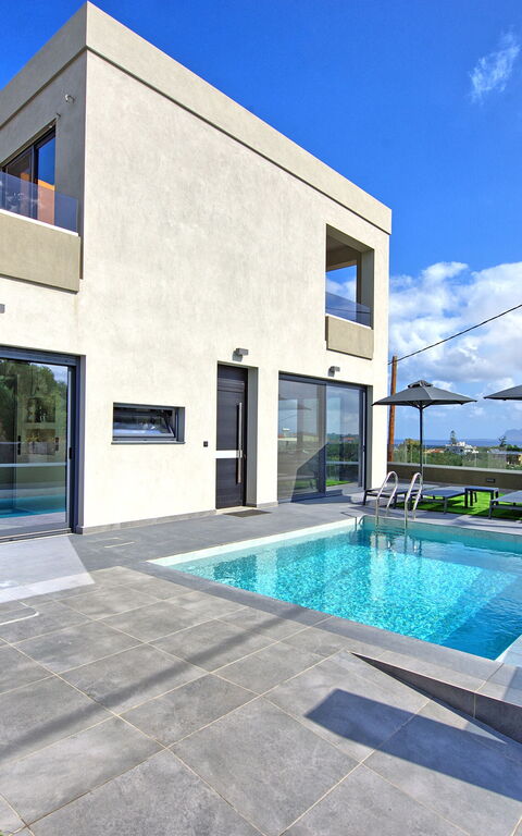 Villa Popi: Have, pool, Udendørs, Udvendige