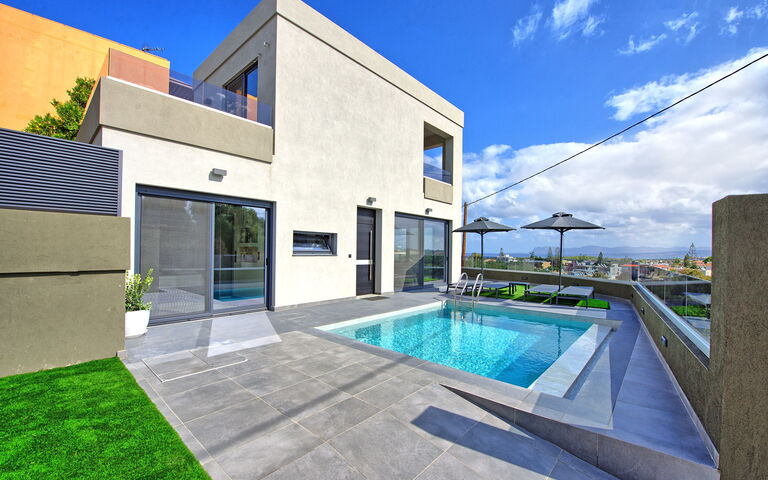 Villa Popi: Have, pool, Udendørs, Udvendige