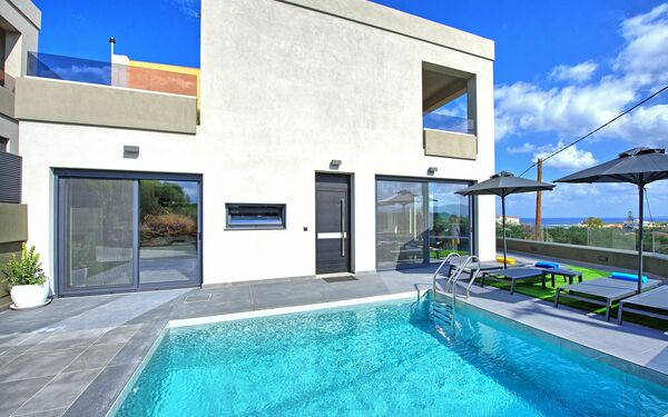 Villa Popi: Have, pool, Udendørs, Udvendige