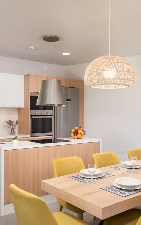 Villa Ampela: Frokostlokale, Køkken