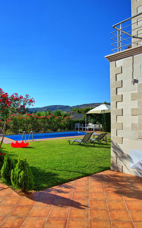 Villa Politini: Have, pool, Udvendige