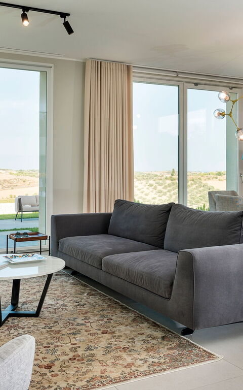 Villa Colleverde: Frokostlokale, Køkken, Stue