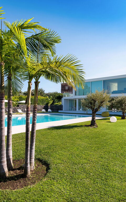 Villa Greta: Have, pool