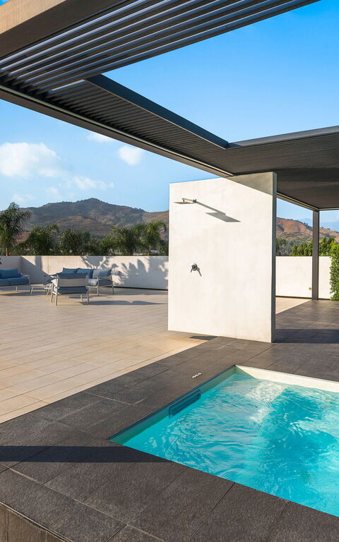 Villa Greta: Altan / terrasse / gårdhave, Have, pool