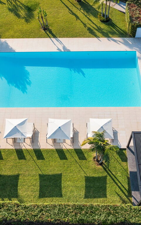 Villa Greta: Have, pool