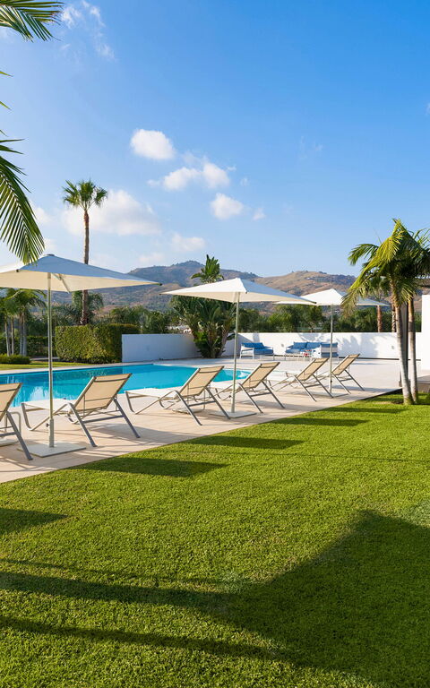 Villa Greta: Have, pool