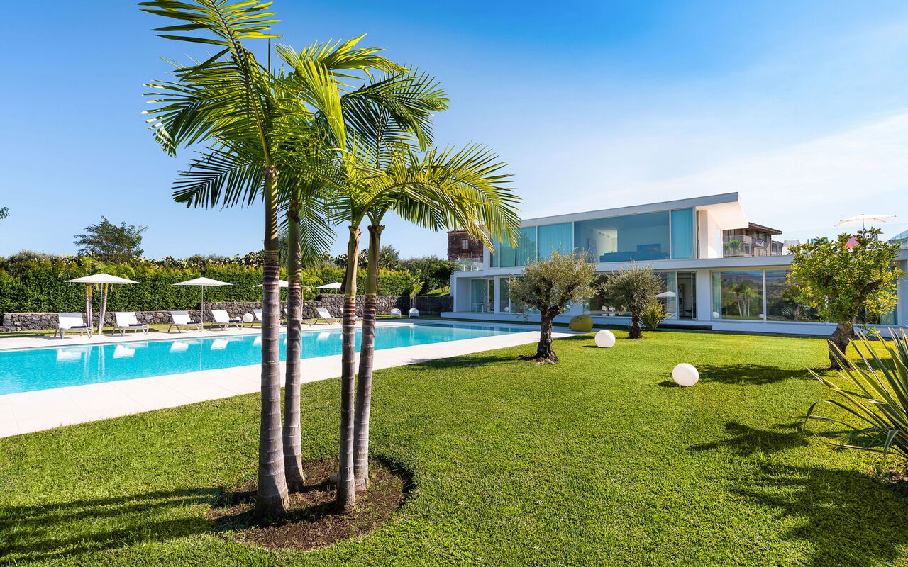 Villa Greta: Have, pool