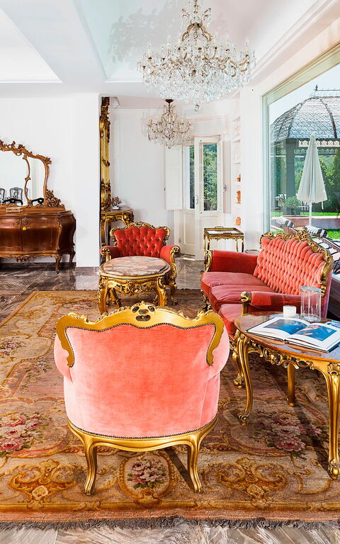 Villa Estella: Frokostlokale, Stue