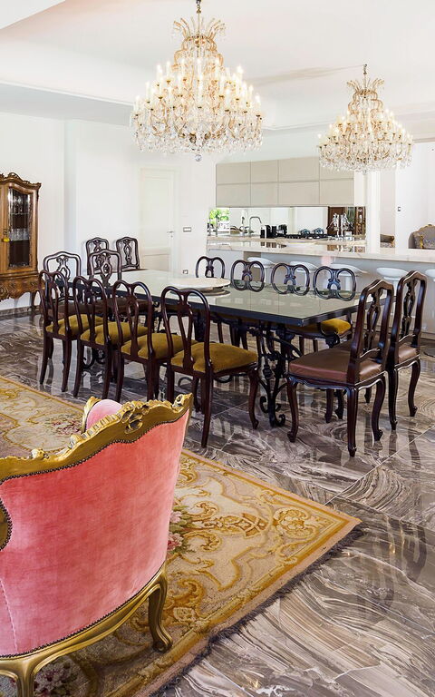 Villa Estella: Frokostlokale, Køkken