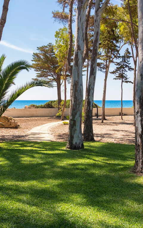 Marinella Punta Milocca: Have, Udendørs