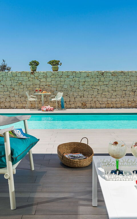 Villa Nica: Altan / terrasse / gårdhave, pool