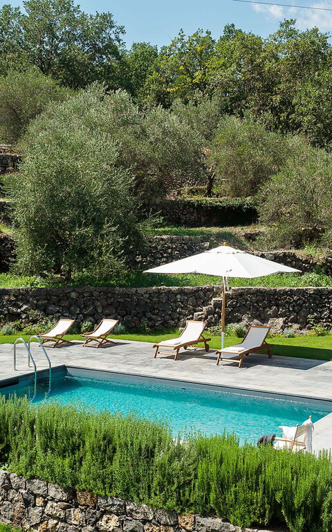 Villa Nerello: Have, pool