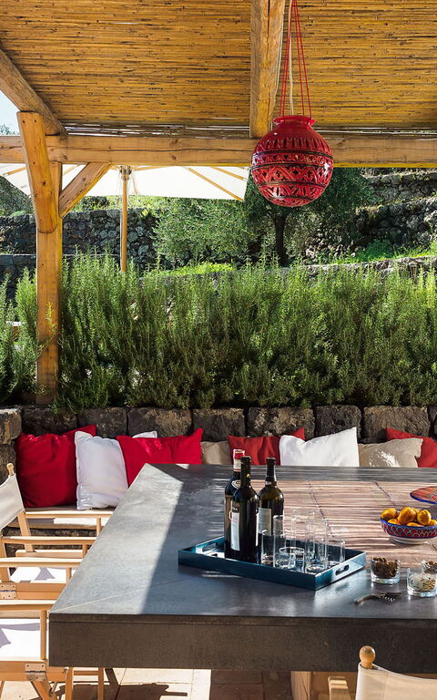 Villa Nerello: Altan / terrasse / gårdhave, Udendørs