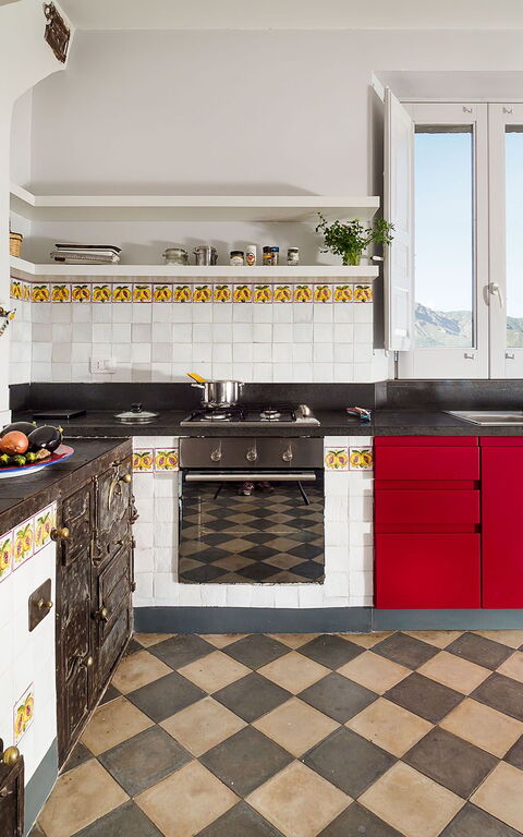 Villa Nerello: Køkken