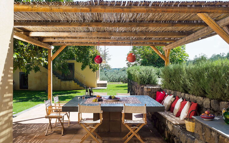 Villa Nerello: Altan / terrasse / gårdhave, Udendørs