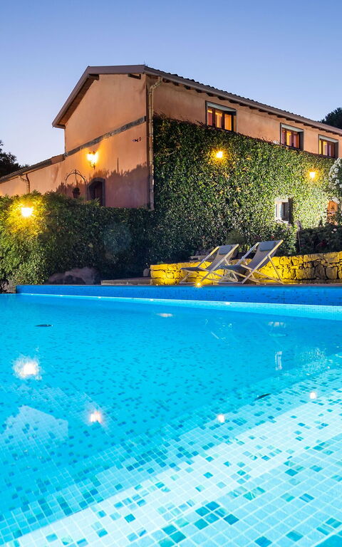 Villa Palmento Rosa: pool, Udendørs