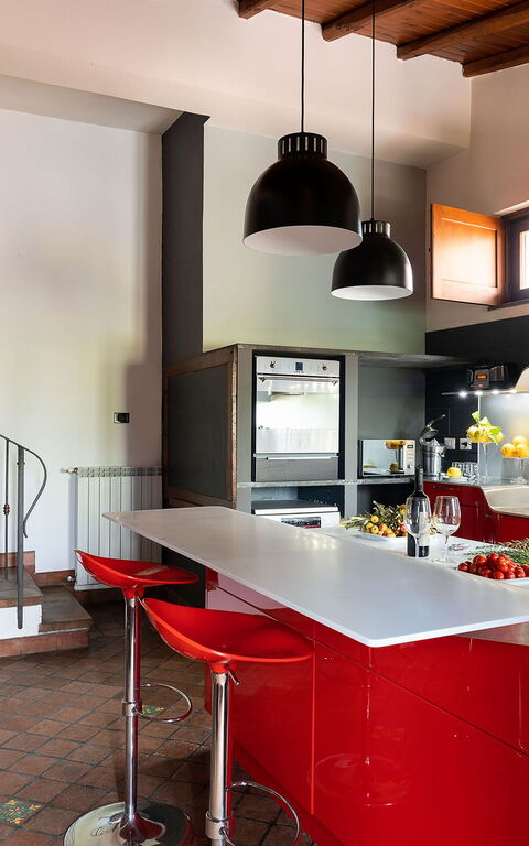 Villa Palmento Rosa: Køkken