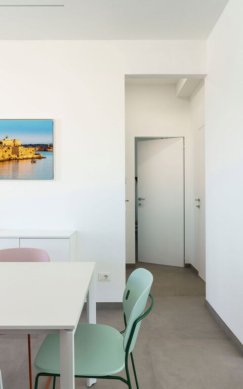 Villa Mia: Frokostlokale, Køkken, Stue