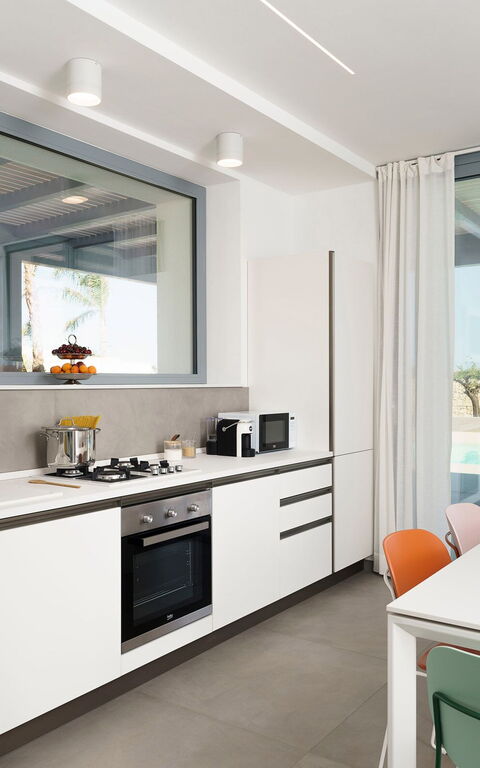 Villa Mia: Frokostlokale, Køkken