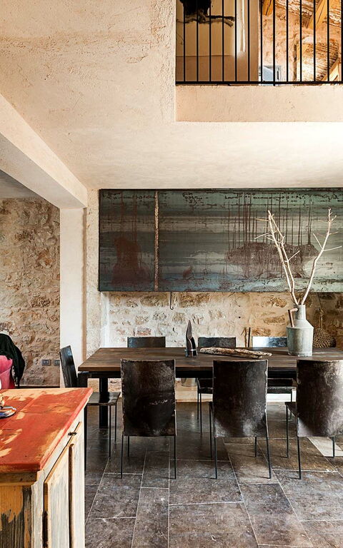 Villa Edicole: Frokostlokale, Stue