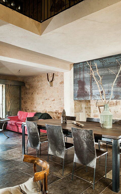 Villa Edicole: Frokostlokale, Stue