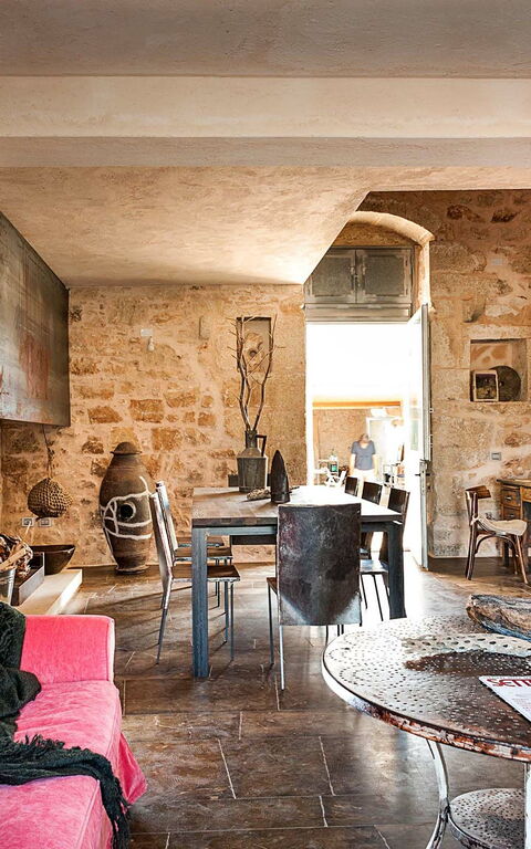 Villa Edicole: Frokostlokale, Stue