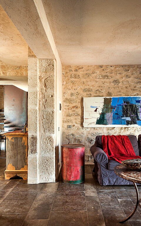 Villa Edicole: Frokostlokale, Stue