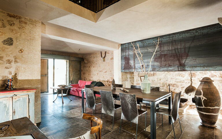 Villa Edicole: Frokostlokale, Stue
