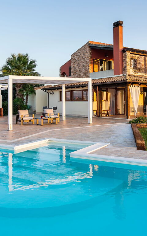 Villa Cielo: pool, Udvendige