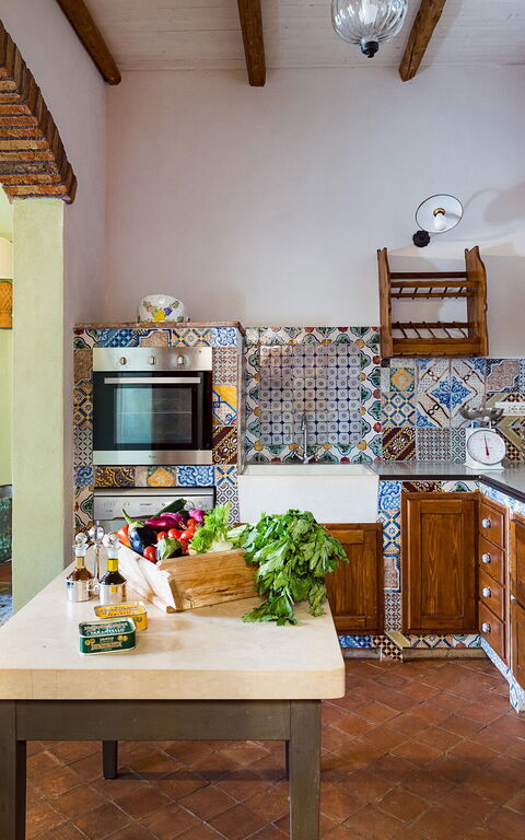 Villa Mila: Frokostlokale, Køkken