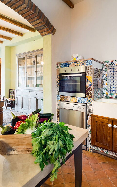 Villa Mila: Frokostlokale, Køkken