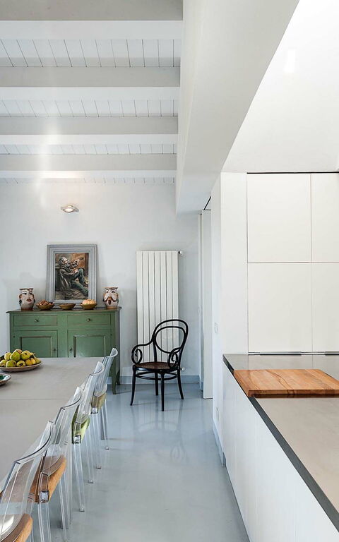 Villa Hybla: Frokostlokale, Køkken