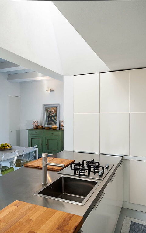 Villa Hybla: Frokostlokale, Køkken