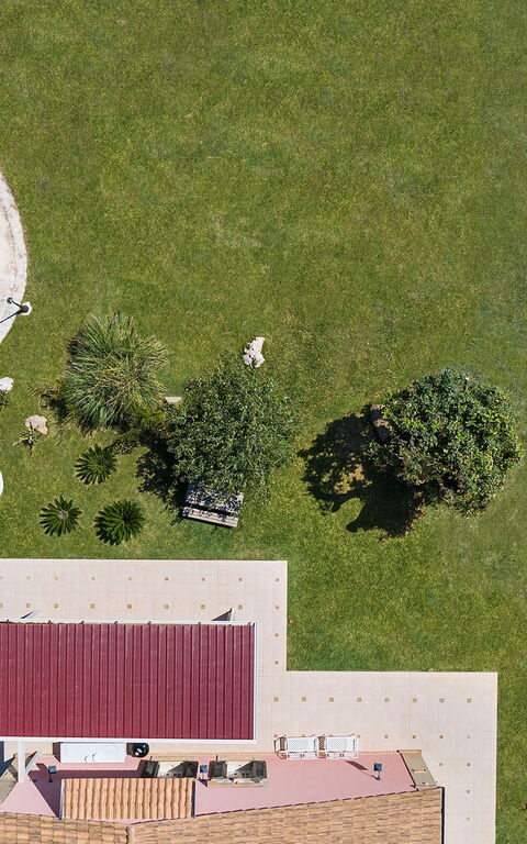 Villa Girasole: Have, Udendørs