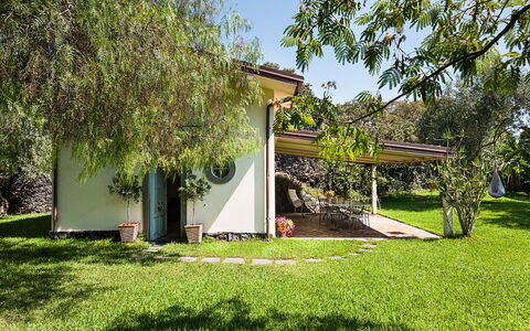 Feriebolig Casetta: Altan / terrasse / gårdhave, Have