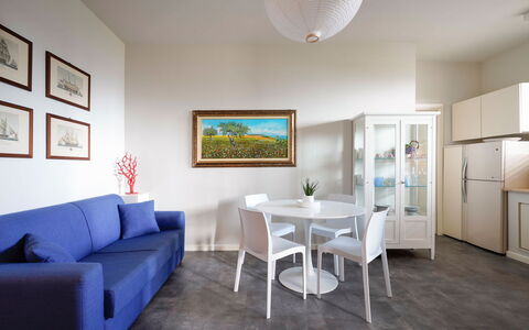 Feriebolig Corallo: Frokostlokale, Stue