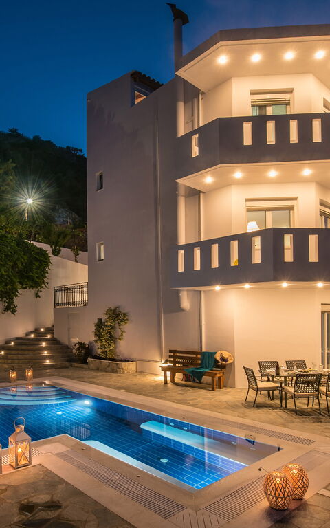 Villa Artemis: pool, Udvendige