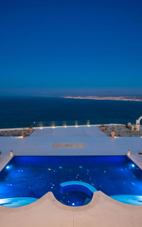 Villa Santor: Altan / terrasse / gårdhave, pool, Visninger